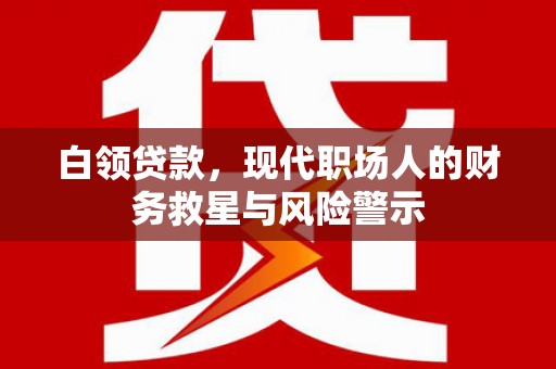 宾川白领贷款，现代职场人的财务救星与风险警示