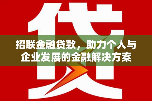 鸡东招联金融贷款，助力个人与企业发展的金融解决方案