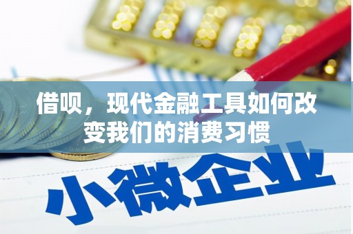 东宝借呗，现代金融工具如何改变我们的消费习惯