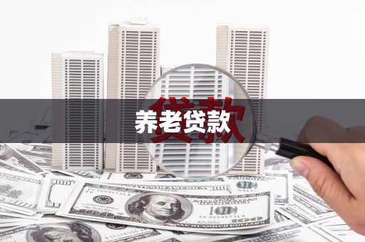 广东养老贷款