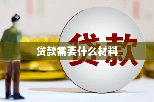 民丰贷款需要什么材料