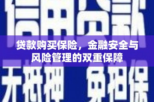 青神贷款购买保险，金融安全与风险管理的双重保障