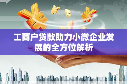 汉源工商户贷款助力小微企业发展的全方位解析