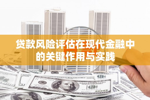 荥经贷款风险评估在现代金融中的关键作用与实践