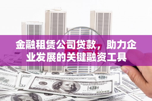 苑里金融租赁公司贷款，助力企业发展的关键融资工具