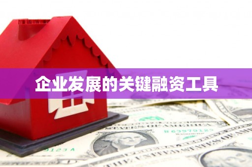 卓溪企业发展的关键融资工具