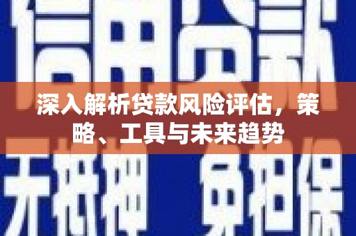 酉阳深入解析贷款风险评估，策略、工具与未来趋势