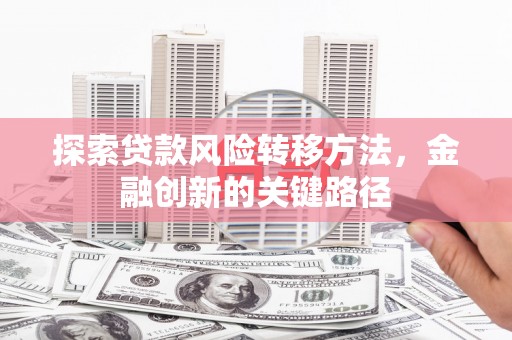 定西探索贷款风险转移方法，金融创新的关键路径