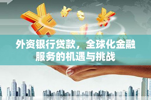 西秀外资银行贷款，全球化金融服务的机遇与挑战